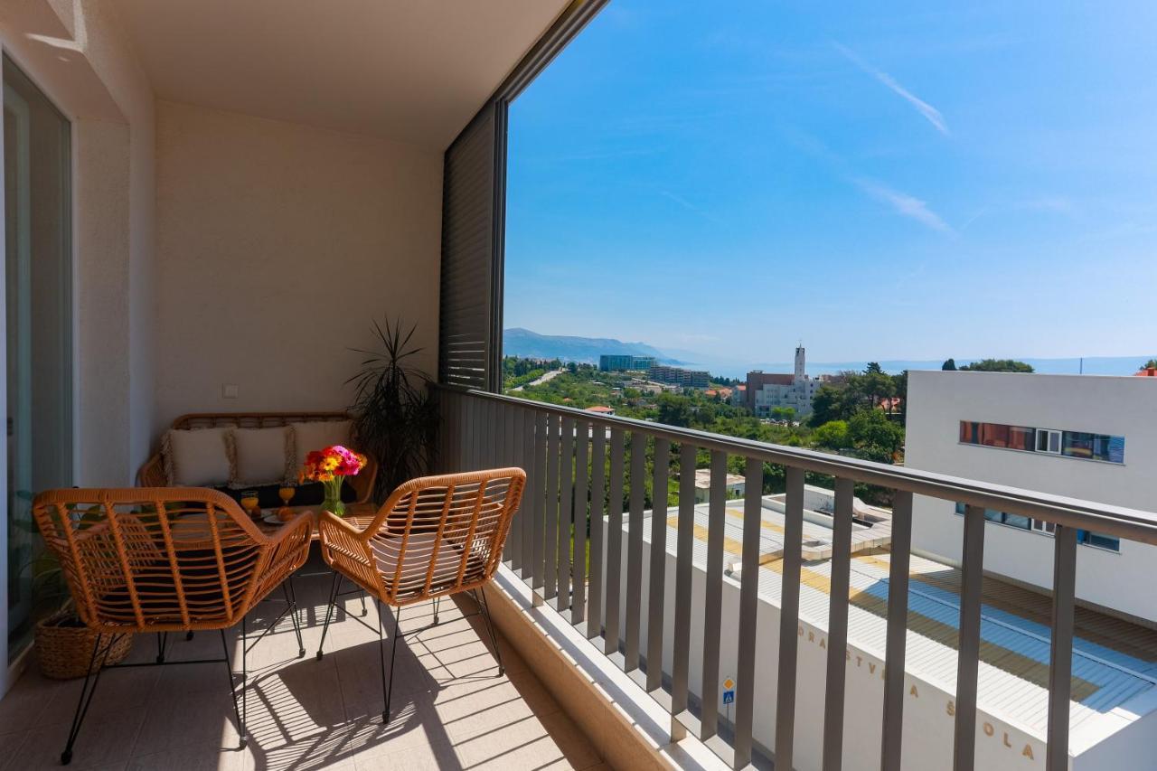 Allora Apartment With Panoramic Sea View Split Dış mekan fotoğraf